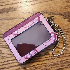 Coach Essential Chain Card Case - Cherries